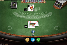 Il Blackjack Classic di NetEnt sul casinò BetFlag