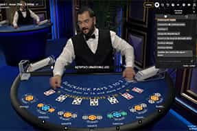 ?Azure Blackjack la Favbet Casino Live