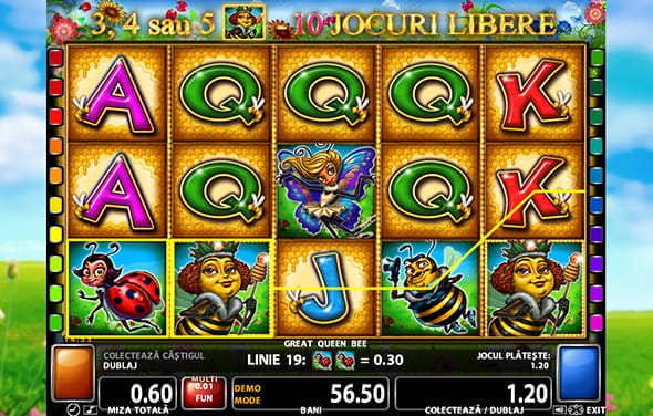 Slotul Great Queen Bee oferit de Netbet Casino