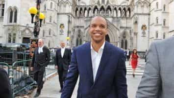 Phil Ivey arriving at Court.