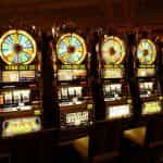 Slot machines at night