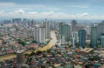 Manila city in Philippines.